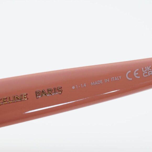 Celine CL40286F 72A Sunglasses Pink Cat Eye Frame, Smoke Lenses main image 5